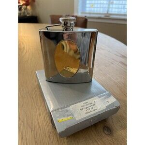 NWB Sheridan 6 oz Stainless Steel Flask Ready For Engraving Personalization